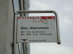 (142'599) - GlarnerBus-Haltestelle - Elm, Altersheim - am 23.