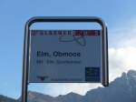(166'139) - GlarnerBus-Haltestelle - Elm, Obmoos - am 10.
