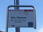 (166'140) - GlarnerBus-Haltestelle - Elm, Obmoos - am 10.
