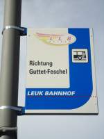 (130'850) - LLB-Haltestelle - Leuk, Bahnhof - am 1.