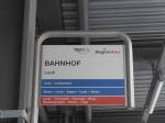 (159'594) - LLB + SBB-Haltestelle - Leuk, Bahnhof - am 2.