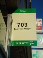 (138'151) - MBC-Haltestelle - Morges, Gare - am 9.