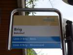 (149'678) - Ortsbus-Haltestelle - Brig, Bahnhof - am 20.