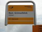 (127'539) - PostAuto-Haltestelle - Grimsel, Rest.