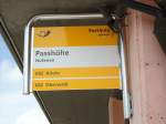 (127'552) - PostAuto-Haltestelle - Nufenen, Passhhe - am 4.