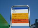 (128'851) - PostAuto-AOT-Haltestelle - Arbon, Bahnhof - am 21.