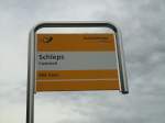 (129'925) - PostAuto-Haltestelle - Castrisch, Schleps - am 18.