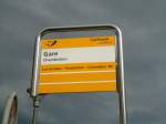 (130'202) - PostAuto-Haltestelle - Chambrelien, Gare - am 4.