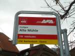(130'995) - AFA-Haltestelle - Frutigen, Alte Mhle - am 15.
