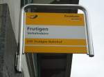 (130'997) - PostAuto-Haltestelle - Frutigen, Verkehrsbro - am 15.