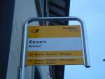 (131'113) - PostAuto-Haltestelle - Kerzers, Bahnhof - am 26.