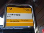 (131'828) - PostAuto-Haltestelle - Stechelberg, Hotel - am 30.