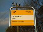 (133'307) - PostAuto-Haltestelle - Uetendorf, Brgg - am 16.