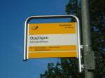 (133'477) - PostAuto-Haltestelle - Oppligen, Gemeindehaus - am 25.