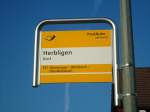 (133'478) - PostAuto-Haltestelle - Herbligen, Dorf - am 25.