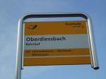 (133'480) - PostAuto-Haltestelle - Oberdiessbach, Bahnhof - am 25.