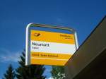 (133'978) - PostAuto-Haltestelle - Spiez, Neumatt - am 5.