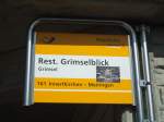 (135'682) - PostAuto-Haltestelle - Grimsel, Rest.