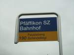 (135'824) - PostAuto-Haltestelle - Pfffikon SZ, Bahnhof - am 5.