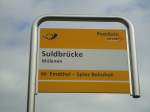 (138'431) - PostAuto-Haltestelle - Mlenen, Suldbrcke - am 6.