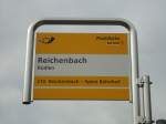 (138'435) - PostAuto-Haltestelle - Reichenbach, Rdlen - am 6.