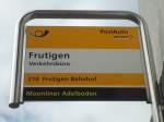 (138'446) - PostAuto-Haltestelle - Frutigen, Verkehrsbro - am 6.