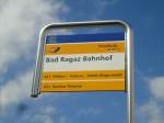(141'787) - PostAuto-Haltestelle - Bad Ragaz, Bahnhof - am 15.