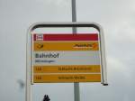 (142'446) - PostAuto-Haltestelle - Mnsingen, Bahnhof - am 10.