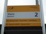 (142'925) - PostAuto-Haltestelle - Stans, Bahnhof - am 5.
