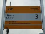 (142'926) - PostAuto-Haltestelle - Stans, Bahnhof - am 5.