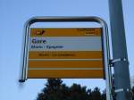 (143'294) - PostAuto-Haltestelle - Marin-Epagnier, Gare - am 19.