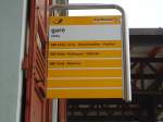 (143'840) - PostAuto-Haltestelle - Orbe, gare - am 27.