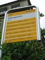 (144'897) - PostAuto-Haltestelle - Bern, Obergericht - am 10.