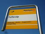 (146'231) - PostAuto-Haltestelle - Fafleralp - am 5.