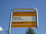 (146'242) - PostAuto-Haltestelle - Blatten (Ltschen), Khmad