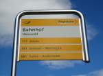 (147'036) - PostAuto-Haltestelle - Oberwald, Bahnhof - am 2.