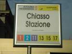 (147'778) - AMSA- + PostAuto-Haltestelle - Chiasso, Stazione - am 6.