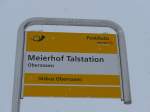 (149'078) - PostAuto-Haltestelle - Obersaxen, Meierhof Talstation am 1.