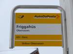(149'092) - PostAuto-Haltestelle - Obersaxen, Friggahs - am 1.