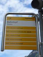 (150'560) - PostAuto-Haltestelle - Flelen, Bahnhof - am 10.