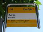 (151'355) - PostAuto-Haltestelle - Brienz BE, Grbi - am 8.