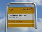 (154'549) - PostAuto-Haltestelle - Oberkirch/LU, CAMPUS Sursee - am 30.