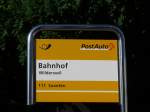 (155'341) - PostAuto-Haltestelle - Wilderswil, Bahnhof - am 23.