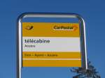 (158'060) - PostAuto-Haltestelle - Anzre, tlcabine - am 1.