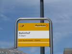 (160'504) - PostAuto-Haltestelle - Frutigen, Bahnhof - am 14.