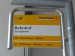 (160'947) - PostAuto-Haltestelle - Schpfheim, Bahnhof - am 24.