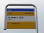 (166'062) - PostAuto-Haltestelle - Schnis, Industrie Feld - am 10.