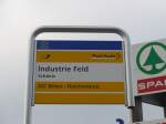 (166'063) - PostAuto-Haltestelle - Schnis, Industrie Feld - am 10.