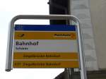 (166'124) - PostAuto-Haltestelle - Schnis, Bahnhof - am 10.