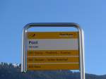 (167'653) - PostAuto-Haltestelle - Versam, Post - am 5.